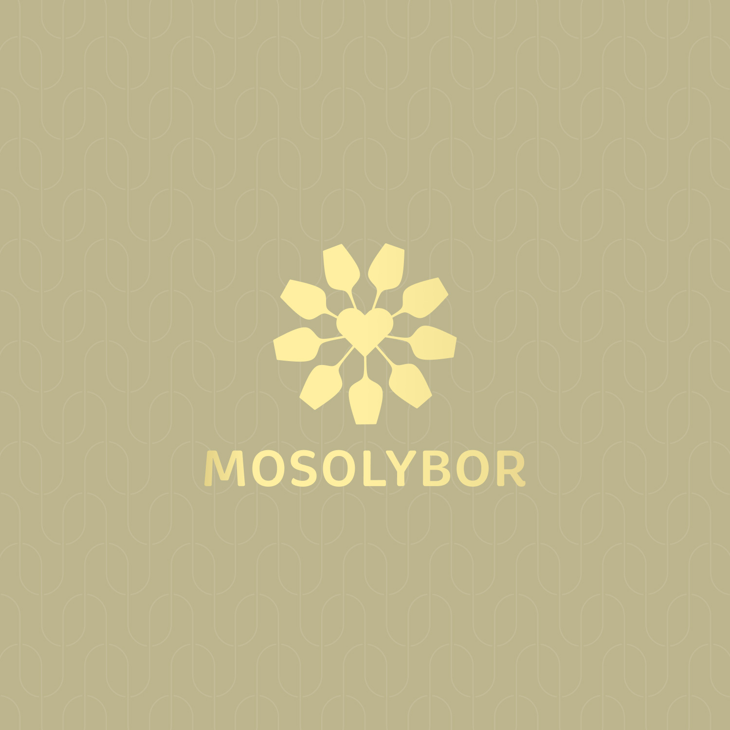 Mosolybor brand logó arculat tervezés